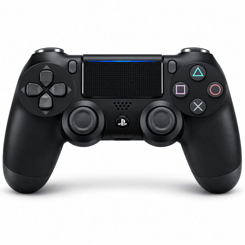 ٠٣ يد تحكم Sony DualShock 4 سوداء لبلايستيشن 4