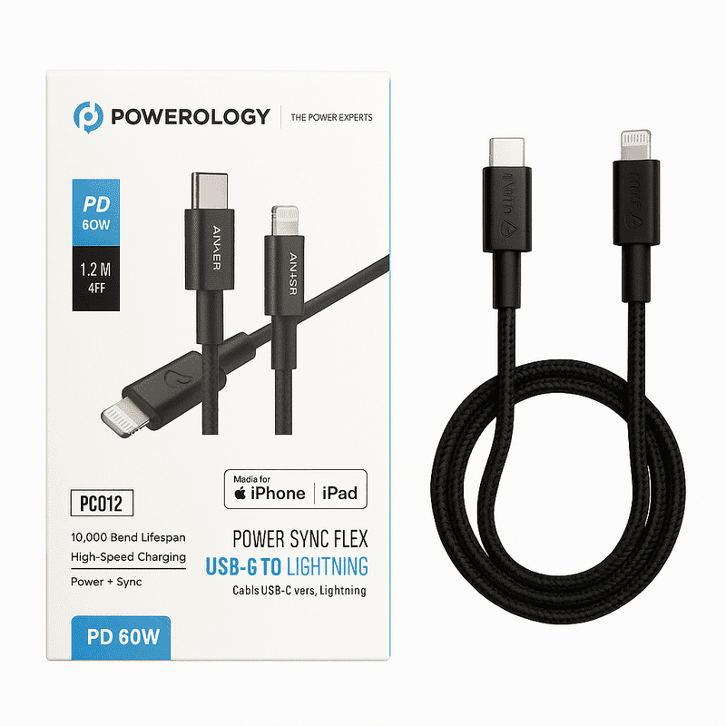 Powerology USB-C to Lightning Powerology USB-C to Lightning