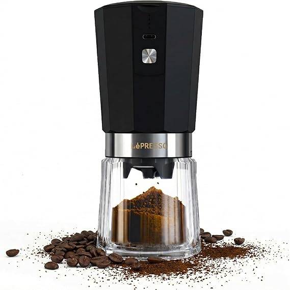 مطحنة قهوة لاسلكية LePresso Cordless Burr Grinder