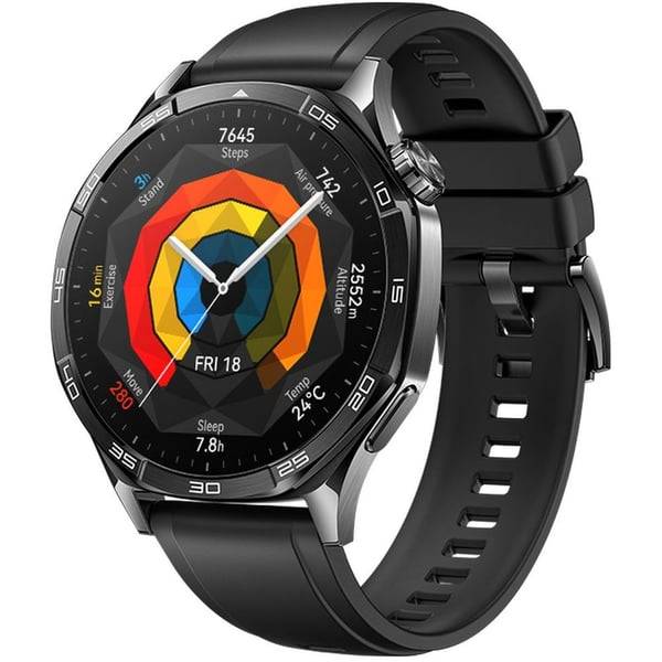 HUAWEI WATCH GT5 46MM BLACK FLUOROELASTOMER
