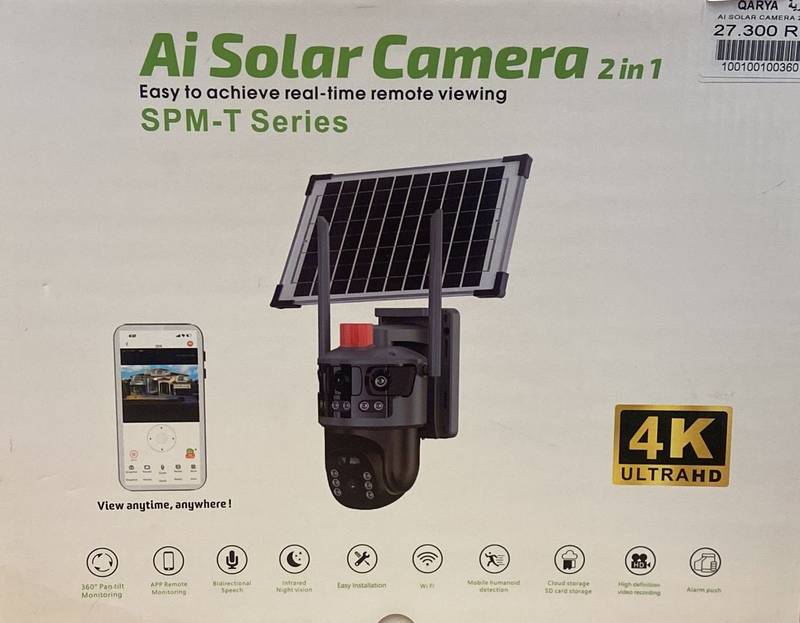 ai solar camera 2 in 1