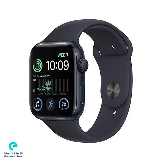 APPLE-WATCH-SE2-44MM-MIDNIGHT-01 ساعة ابل -01 SE2 M44 لون ليلي